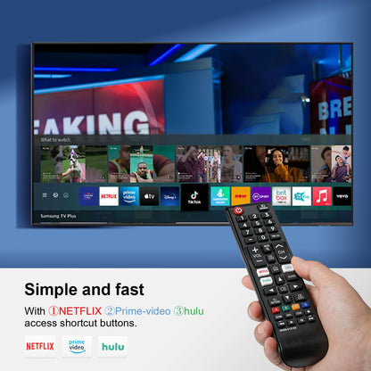 for Samsung TV Remote Replacement for Smart TV with Voice Control - Compatible with Samsung TV 2015-2024 Models - Voice Command (Replacement for OEM)