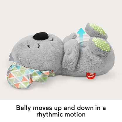 Fisher-Price Soothe ‘n Snuggle Koala, Plush Sound Machine Baby Toy with Realistic Breathing Motion, HBP87