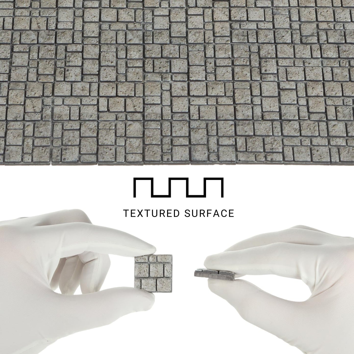 100pcs, Dollhouse Miniature Paving Stones, Tiles for Modeling, Fairy Garden, and Tabletop Terrain, REDUCIO!