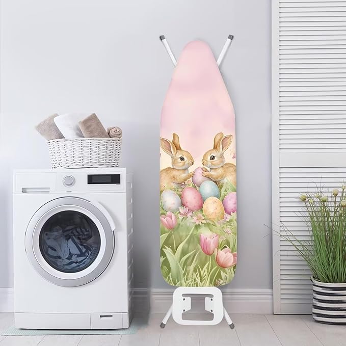Cute Bunny Ironing Board Cover Standard Size Tulip Ironing Board Pad Ironing