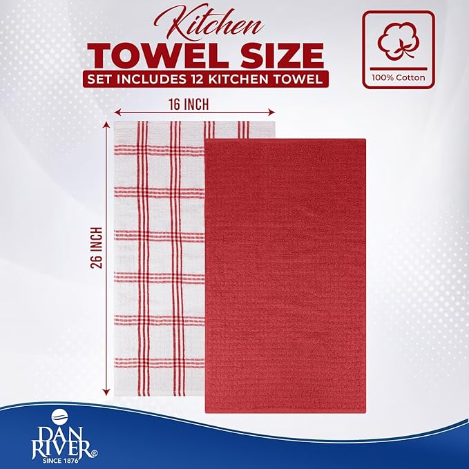 DAN RIVER Premium Kitchen Towels