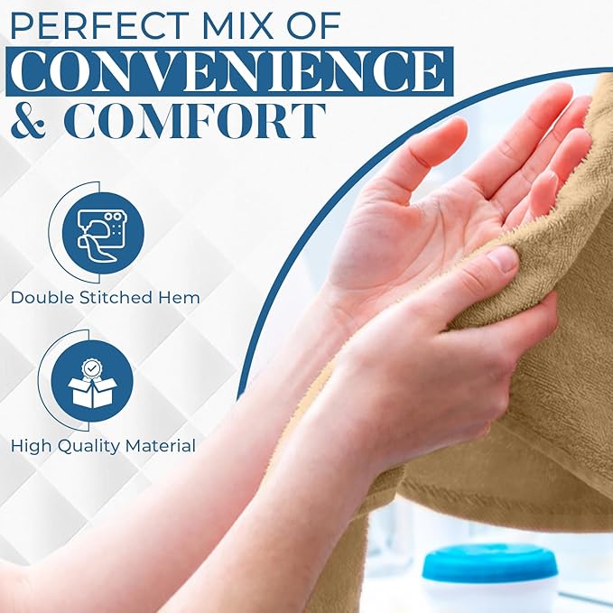 DAN RIVER 6-Pack Premium Hand Towels