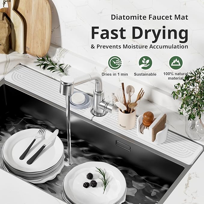 Faucet Mat for Kitchen Sink