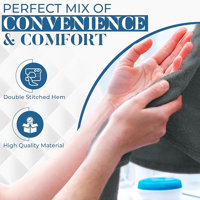 DAN RIVER 6-Pack Premium Hand Towels