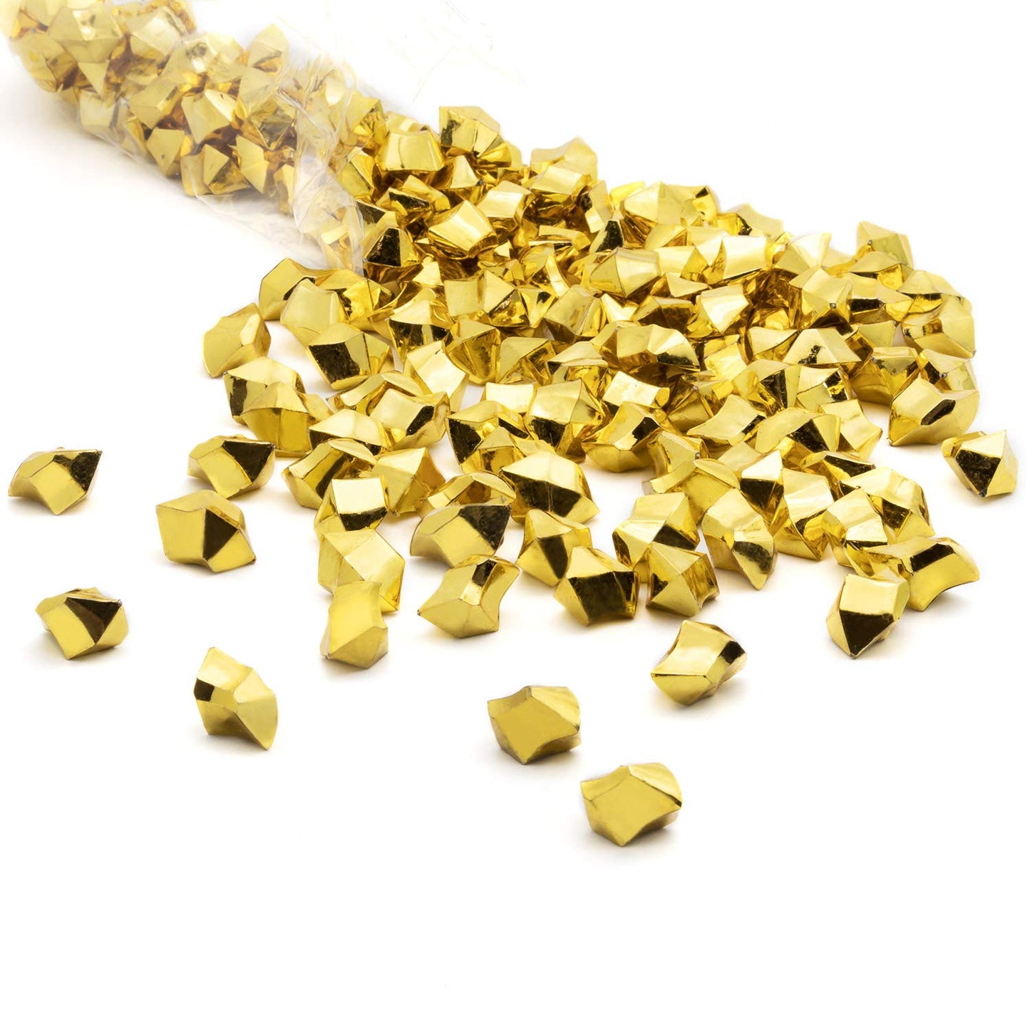 Royal Imports Acrylic Gems Ice Crystal Rocks for Vase Fillers, Party Table Scatter, Wedding, Photography, Party Decoration, Crafts, 3 LBS (Approx 580-600 gems) - Gold