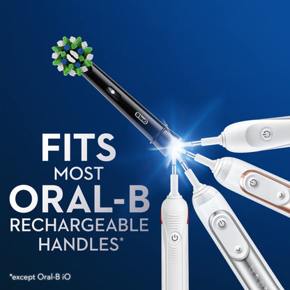 Oral-B CrossAction Electric Toothbrush Replacement Brush Heads Refill, 2ct (Packaging may vary)