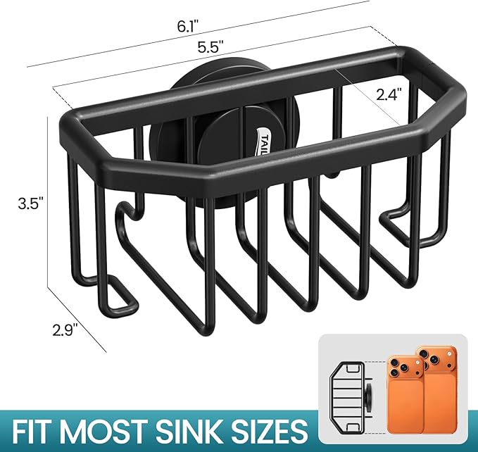 TAILI Sponge Holder for Kitchen Sink
