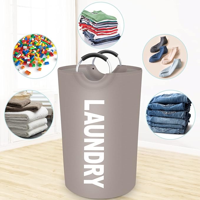 StorageRight 115L Large Laundry Basket, Laundry Hamper, Dirty Clothes Hamper