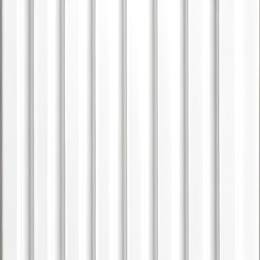 From Plain To Beautiful In Hours C4001-6p Contour Slim Polystyrene Wood Ceiling/Wall Panels 93.7 in x 4.7 in (Covers / 18 sq. ft.), White, 6 Pieces