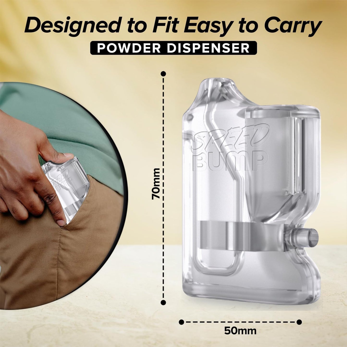 Portable Pepper Shaker (Clear) - Versatile Seasoning Set, Multi Functional Salt Dispenser Spice Shakers for Easy Use - Convenient & Durable Plastic Salt and Pepper Dispenser for Fine Spices