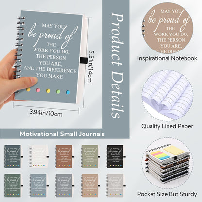30 Sets Employee Appreciation Gifts Bulk, Administrative Professionals Day Gift with Notebooks, Sticky Notes and Pens, Thank You Gifts for Coworkers, Office Staff, Teachers, Nurses(Boho Color)