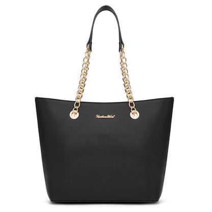 Montana West Tote Bag for Women Satchel Handbags, Ladies Top Handle Purse, B-black, M
