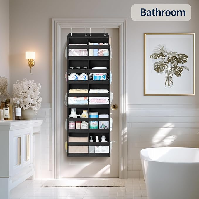 Yecaye 5-Tier Over The Door Organizer Dual-Column, 80lbs Load Over The Door
