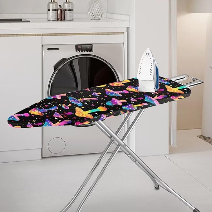 Sprowallow Shining Mushroom 15x54 Ironing Board Cover and Pad, Iron Scorch