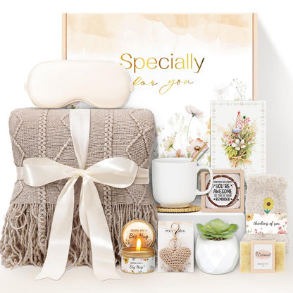 Mothers Day Gifts for Mom Wife Grandma Her Friends Sister,Birthday Gifts for Women Mom Daughter, Get Well Self Care Gift,Sympathy Gift Baskets Spa Gifts Set Thinking of You Inspirational Gift