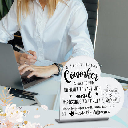 Coworkers Leaving Gifts, Farewell Going Away New Job Gifts Thank You Appreciation Gifts For Women, Coworker, Colleague, Decorative Signs Plaques GDW29