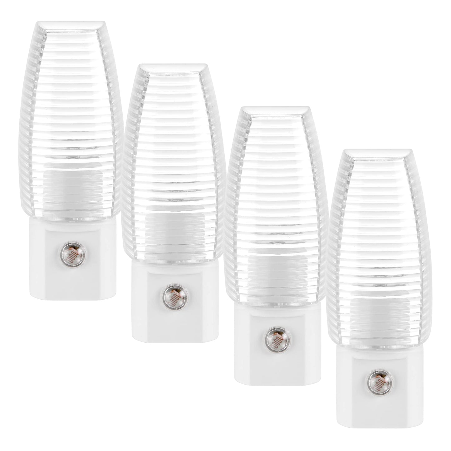 Maxxima MLN-16 LED Plug in Night Light - Features Auto Dusk to Dawn Sensor, 5000K Daylight, 5 Lumens, Ideal for Bedrooms, Bathrooms, and Hallways - 6 Pack