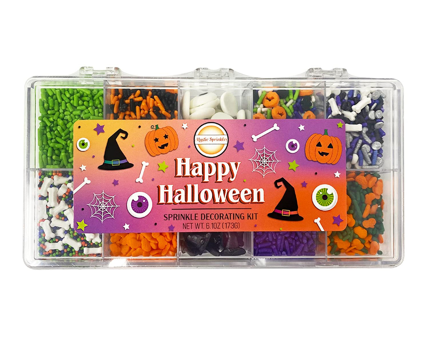 Mystic Sprinkles Sprinkle Decorating Kits (Happy Halloween)