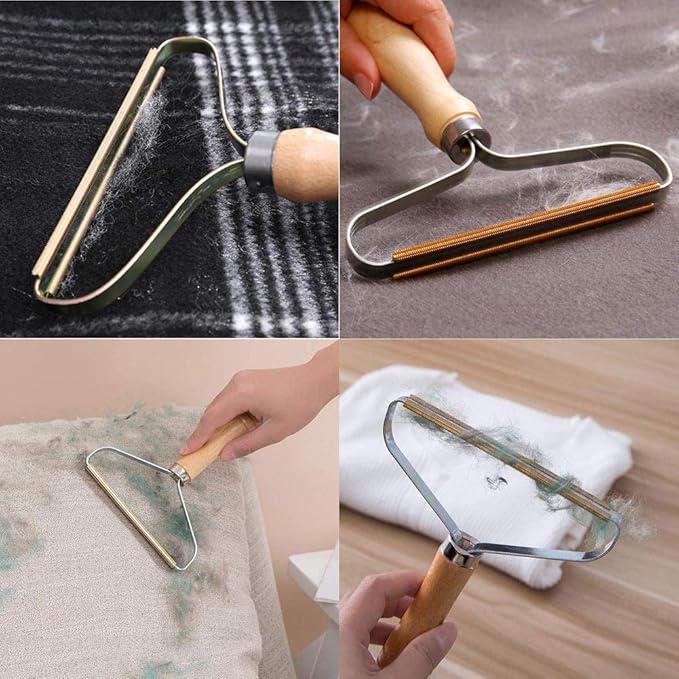 2PC Lint Roller, Portable Lint Remover Clothes Fuzz Shaver Restores Your