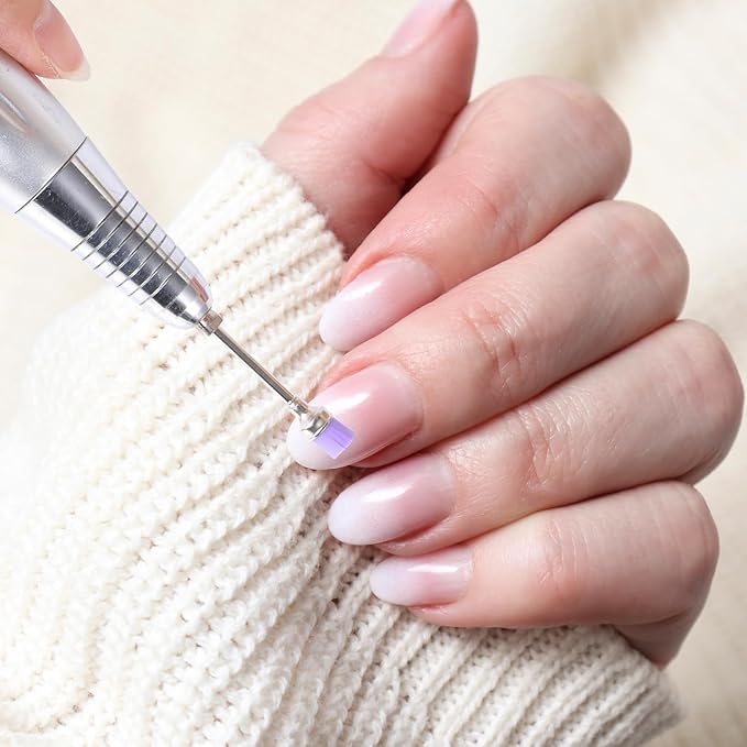 5 Pcs Nail Bit Brush Cuticle Clean up Drill Bit Brush Nail Drill Bits, Nails