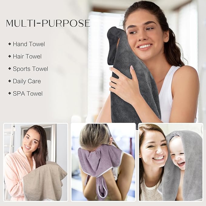 KinHwa Bathroom Hand Towels Absorbent Gym Towels Luxury Soft Face Towel