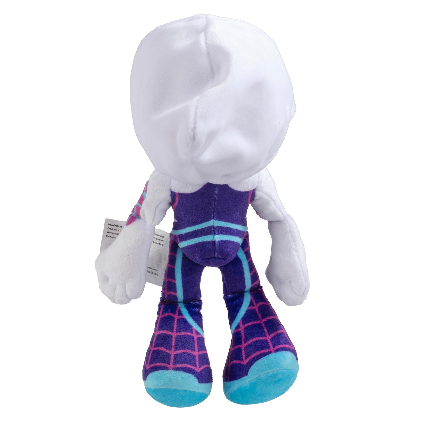 Marvel Spidey and His Amazing Friends 8" Gwen Stacy Ghost Spider Plush - Spider-Man Stuffed Animal Toy Figure - Officially Licensed - Spider-Verse Gift for Kids, Boys, Girls - 8 Inches