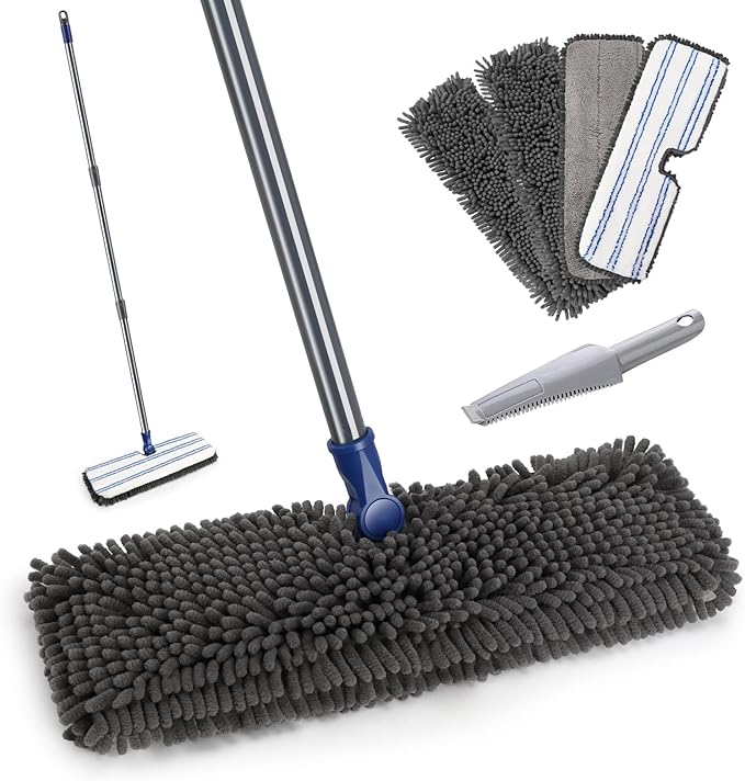 Mops for Floor Cleaning, Masthome Flat Dust Mop