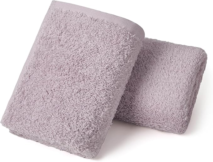 REDKISS 2-Pack Luxury Hand Towels, 16x32 Inch 450 GSM 100% Cotton, Super Soft