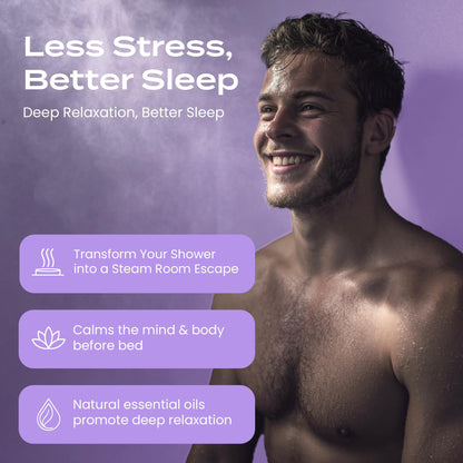 Body Restore Shower Steamers Aromatherapy 15 Pack – Valentines Day Gifts for Her and Him, Birthday Gifts for Women and Men, Relaxation, Stress Relief, Self Care – Lavender