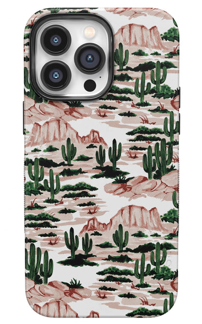 Casely iPhone 14 Pro Case | Opposites Attract | Day & Night Mountains | Compatible with MagSafe | Bold Protective Design