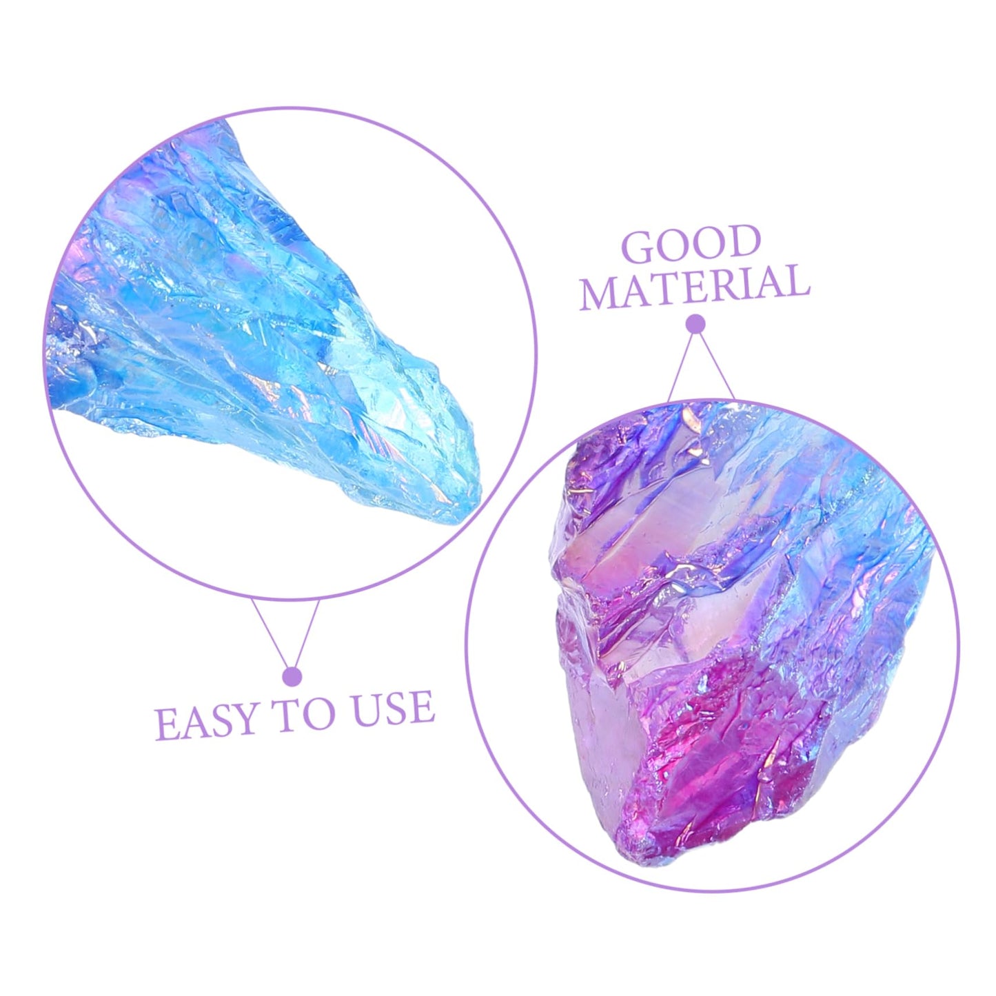 YOSADIER Natural Crystal Stone Column Ornament 2.16 Inch Clear Decorative Art Craft for Home Office Desktop Meditation and Collectible Gift