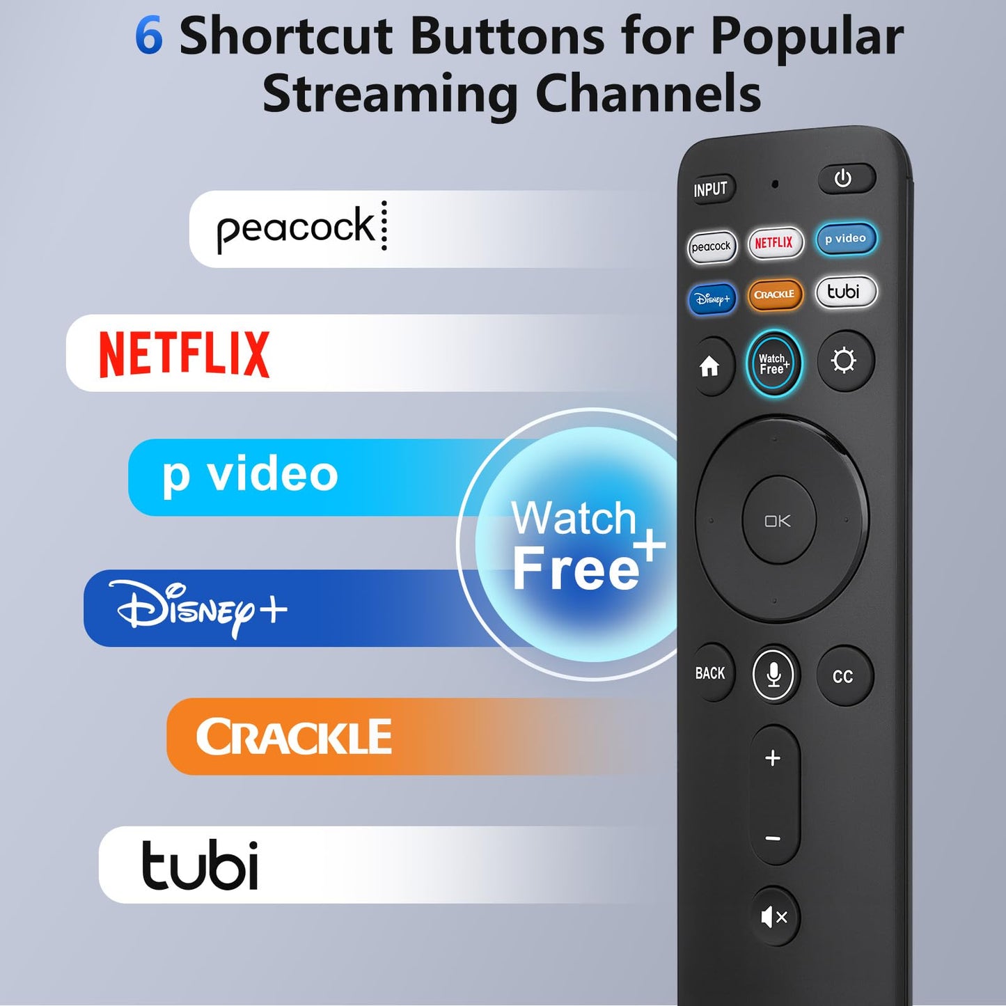 Voice Replacement for Google-Chromecast-Remote, G9N9N for Chromecast with Google TV Remote, for Google TV Streamer (Only for Snow Chromecast Google)