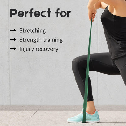 THERABAND Resistance Bands Set – Stretch Bands for Exercise, Therapy & Strength Training – Latex Free Exercise Band for Men & Women – Resistance Band Women, Resistance Bands Set Men