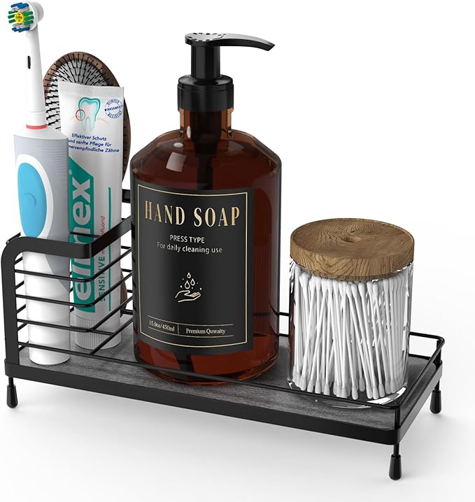 Luxspire Toothbrush Holders, Bathroom Organizer Countertop