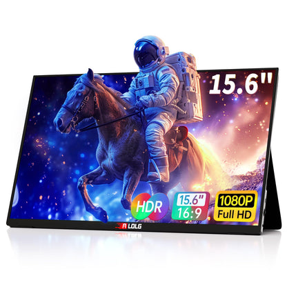 10.5''Portable Monitor for latop ,2K FHD 60HZ Laptop Monitor Screen,USB-C and HDMI Inputs, Ultra-Slim IPS Panel with HDR and Premium Smart Cover & Speakers for Laptop,PC,Phone,PS4/5,Switch,Mac,Xbox