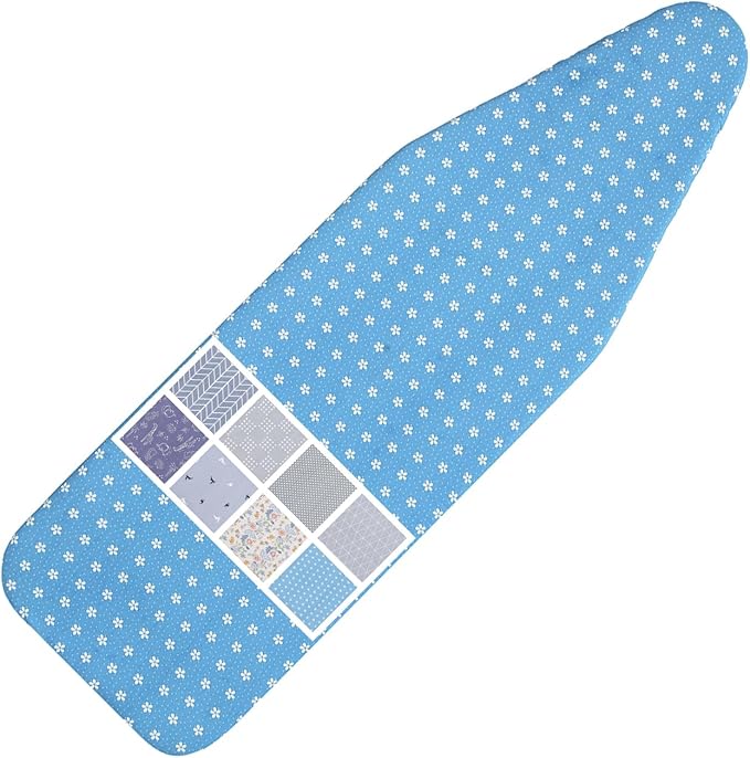 Ironing Board Cover and Pad Standard Size 15 x 54, 3 Pairs of Hook and Loop