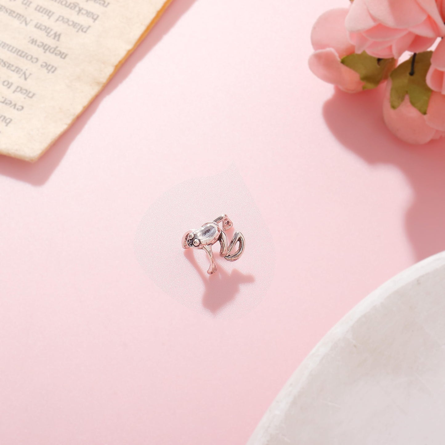Silver Frog Earrings for Women Christmas Stocking Stuffers Vintage Frogs Shaped Stud Earrings Funny Cute 3D Animal Earrings Jewelry Gifts