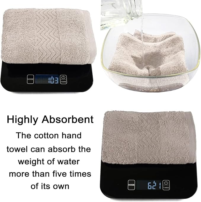 Cleanbear 100% Cotton Hand Towels