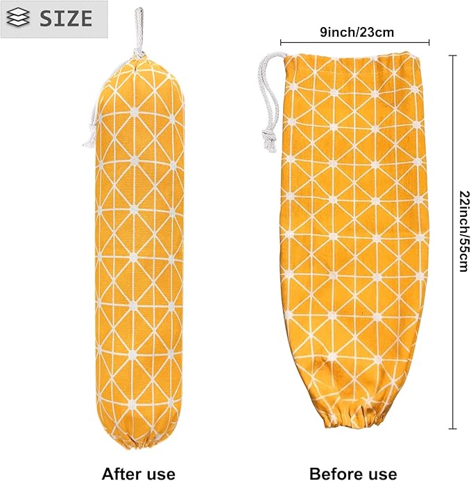 SYIPO Plastic Bag Holder Shopping Bags Carrier, Washable Large Grocery Bag