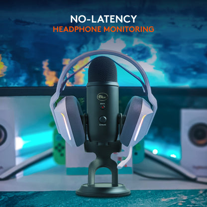 Logitech for Creators Blue Microphones Yeti USB Microphone (Blackout)