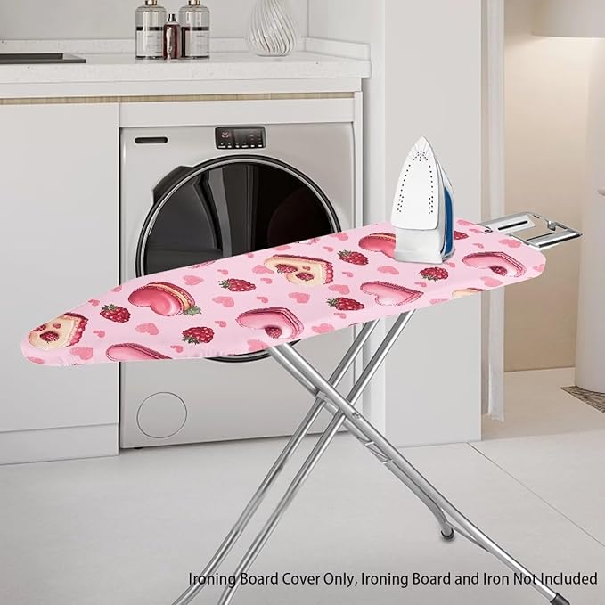 Heart Cake Ironing Board Cover Standard Size Strawberry Iron Board Cover