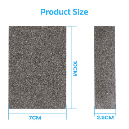 Onarway Sanding Sponges 10 Pack Wet and Dry Dual-use, Coarse and Fine Sanding Blocks - 60/80/100/120/180/220 Grits 6 Different Specifications, Washable and Reusable, Ideal for Wood Metal Polishing