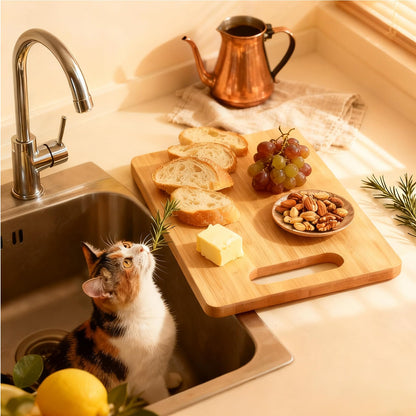 Koesus Kitchen Conversions Cutting Board, Gifts for Cooking Lovers, Gifts for Cooks Chefs Bamboo Cutting Chopping Boards for Kitchen
