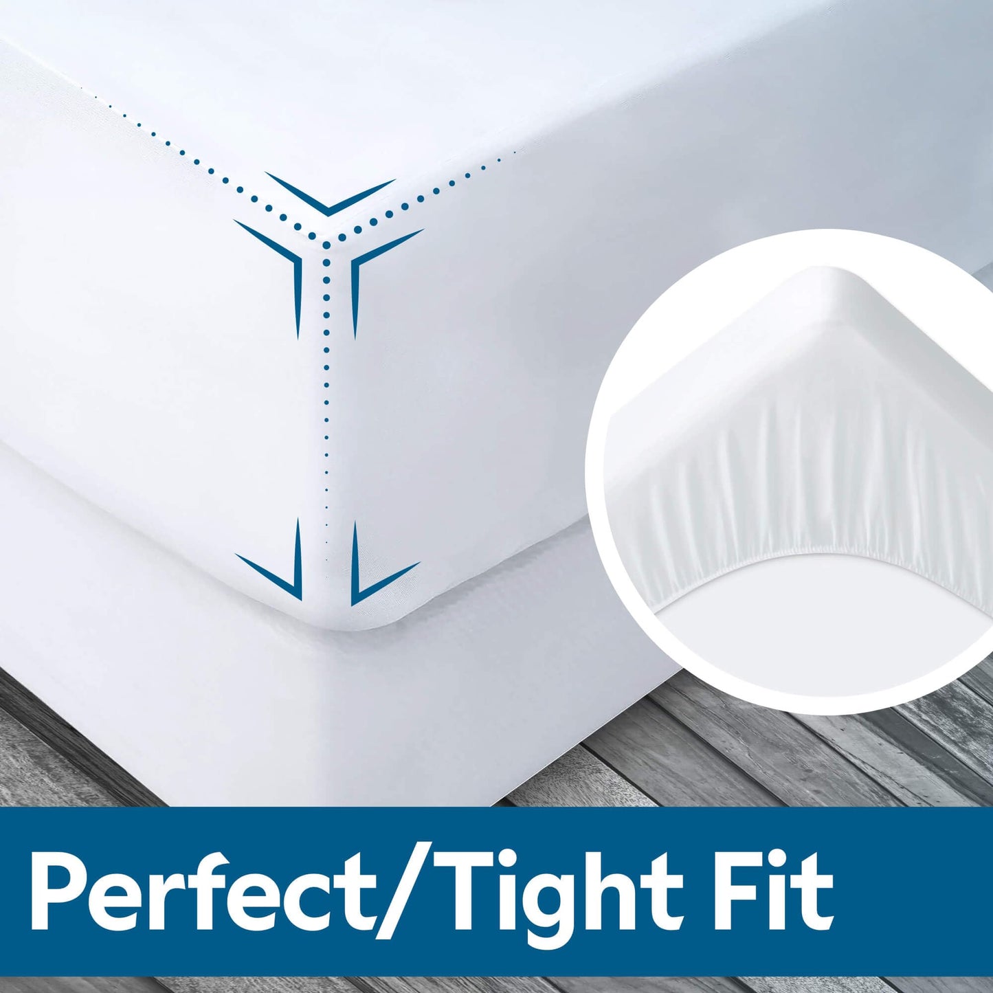 Guardmax Jersey Knitted Cot Size Mattress Protector - Waterproof & Dust Mite Proof Mattress Cover with Stretchable Pockets - Soft, Comfortable, & Noiseless Waterproof Fitted Sheet.(33 x 75 X 12)