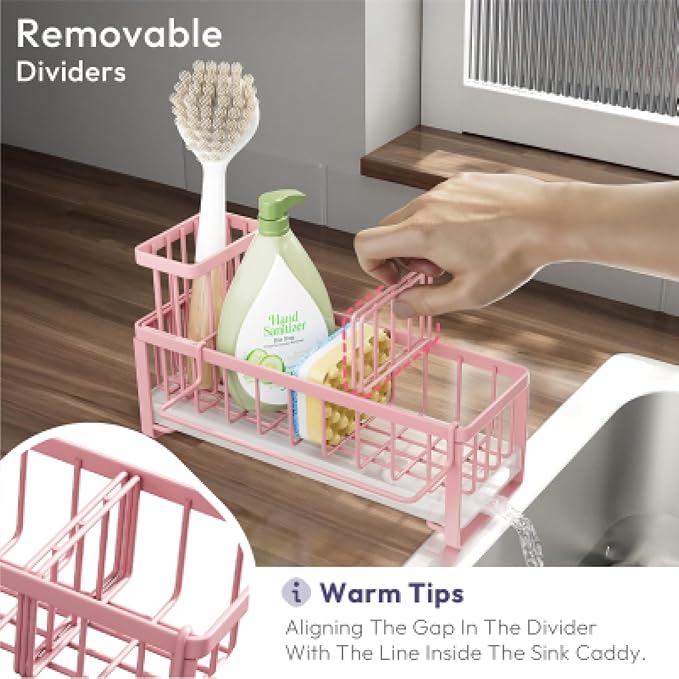 SWTYMIKI Sponge Holder for Kitchen Sink