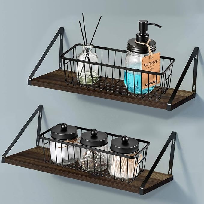 SheeChung Hanging Wall Wire Baskets