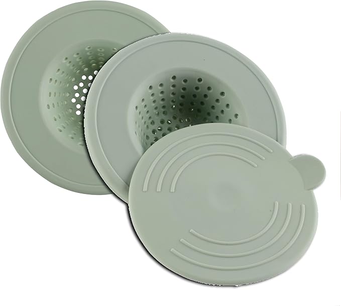 COOK WITH COLOR Kitchen Sink Strainer, Flexible Sink Strainer, Sink Drain