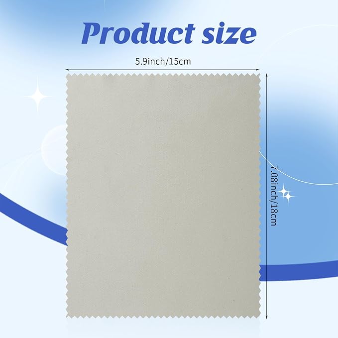 Leelosp 300 Pcs Glasses Cleaning Cloth Microfiber Glasses Wipes Assorted Colors