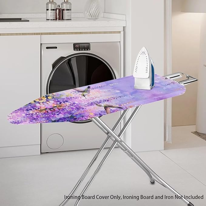 Heavy Duty Ironing Board Cover and Pad Thick Stain Resistant Padding Scorch &