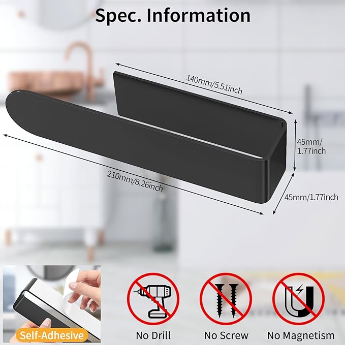 Adhesive Towel Holder, Self Adhesive Hand Towel Racks